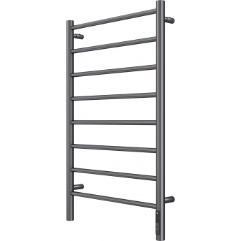Полотенцесушитель электрический TERMINUS АВРОРА П8 500х850 quick touch Оружейная сталь