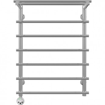 Полотенцесушитель электрический TERMINUS ВАТРА с полкой П7 500x696, ТЭН HT-1 300W, левый/правый